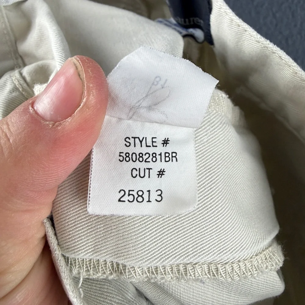 Vintage Polo Ralph Lauren Shorts Men's 31 (Fits 30) Beige Double Pleated 9